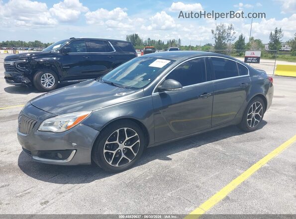 2G4GL5EX8H9151142 2017 BUICK REGAL Gray Front left
