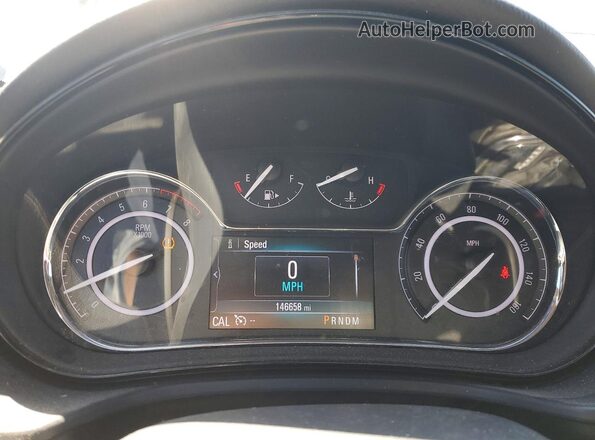 2G4GL5EX8H9152727 2017 BUICK REGAL Gray Instrument cluster view