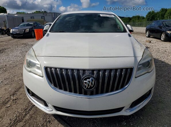 2G4GR5EX5G9169689 2016 BUICK REGAL White Front view