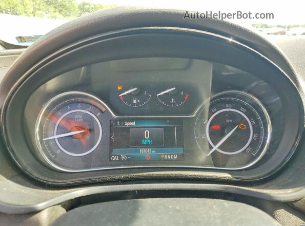 2G4GR5EX5G9169689 2016 BUICK REGAL White Instrument cluster view