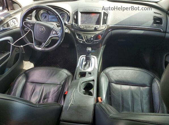 2G4GR5EX5G9169689 2016 BUICK REGAL White Dashboard view