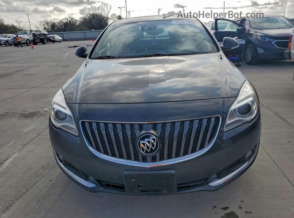 2G4GS5GX1G9125755 2016 BUICK REGAL Charcoal Front view