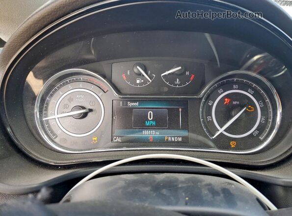 2G4GS5GX1G9125755 2016 BUICK REGAL Charcoal Instrument cluster view
