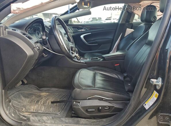 2G4GS5GX1G9125755 2016 BUICK REGAL Charcoal Front interior view