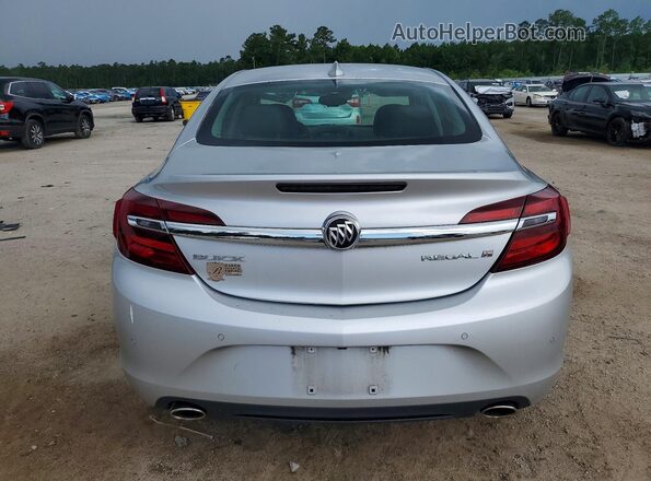 2G4GS5GX5G9178281 2016 BUICK REGAL Silver Rear view