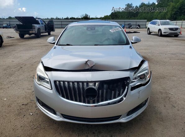 2G4GS5GX5G9178281 2016 BUICK REGAL Silver Front view