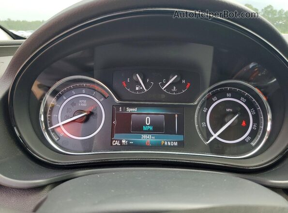 2G4GS5GX5G9178281 2016 BUICK REGAL Silver Instrument cluster view