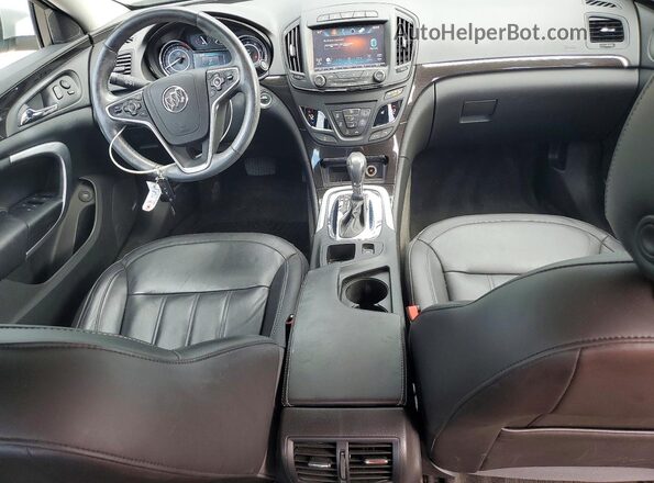 2G4GS5GX5G9178281 2016 BUICK REGAL Silver Dashboard view