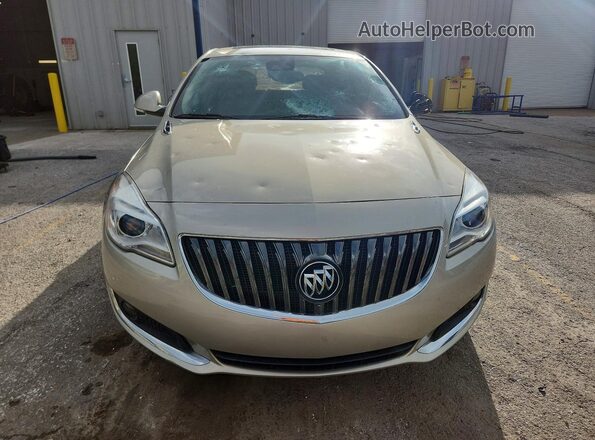 2G4GS5GXXG9208536 2016 BUICK REGAL Gold Widok z przodu