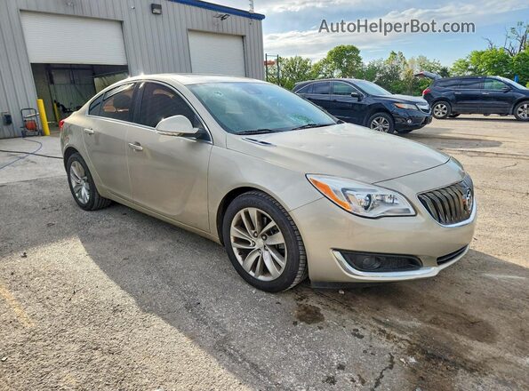 2G4GS5GXXG9208536 2016 BUICK REGAL Gold Przód prawy
