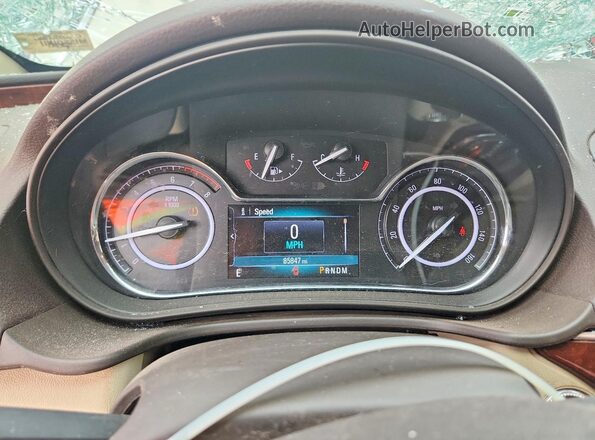 2G4GS5GXXG9208536 2016 BUICK REGAL Gold Widok zestawu wskaźników
