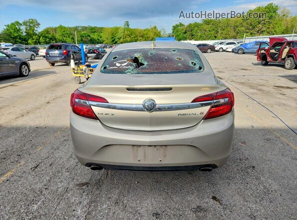 2G4GS5GXXG9208536 2016 BUICK REGAL Gold Widok z tyłu