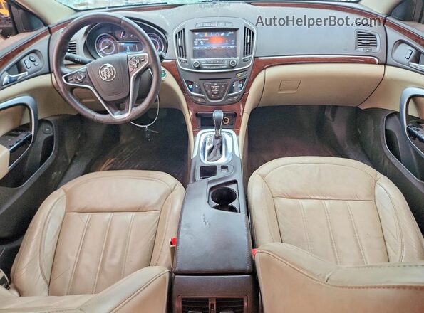 2G4GS5GXXG9208536 2016 BUICK REGAL Gold Widok deski rozdzielczej