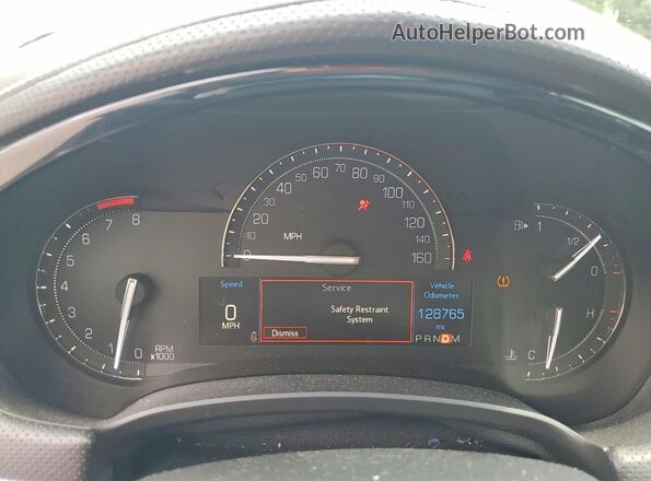 2G61M5S30J9128617 2018 CADILLAC XTS Black Սարքավորումների վահանակի տեսք