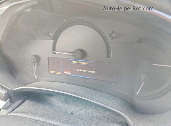 2G61M5S32G9112153 2016 CADILLAC XTS Silver Вид щитка приладів