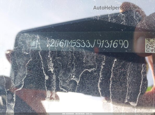 2G61M5S33J9131690 2018 CADILLAC XTS White Вид підкапотного простору