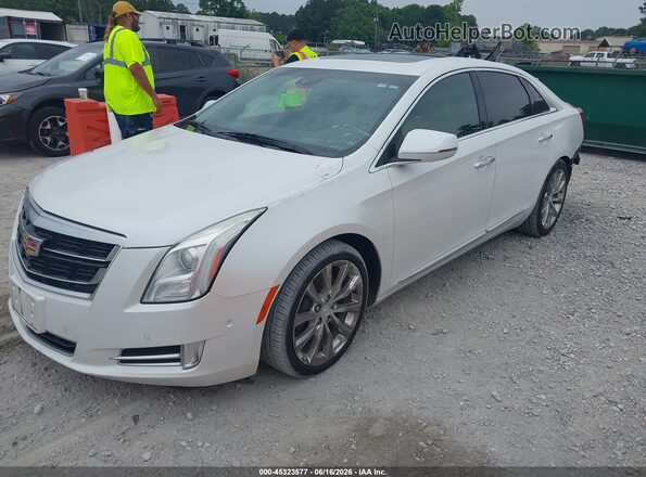 2G61P5S38G9108437 2016 CADILLAC XTS White Առջևի ձախ երեք քառորդ տեսարան