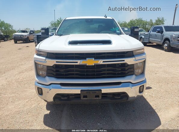 2GC1KNEY7S1220897 2025 CHEVROLET SILVERADO White ხელსაწყოთა პანელის ხედი