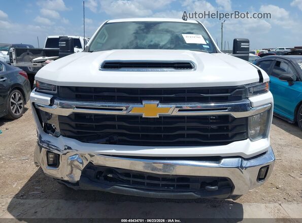 2GC1KNEY9S1228547 2025 CHEVROLET SILVERADO White Vista del cuadro de instrumentos