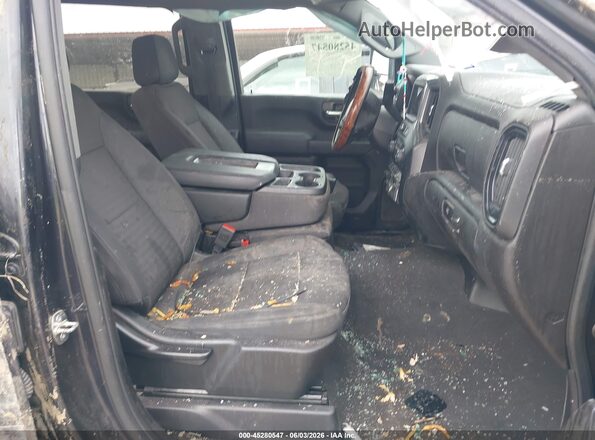 2GC1YMEY1R1178617 2024 CHEVROLET SILVERADO Черный Вид салона спереди