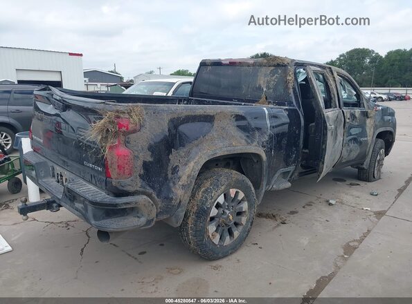 2GC1YMEY1R1178617 2024 CHEVROLET SILVERADO Черный Задняя правая четверть