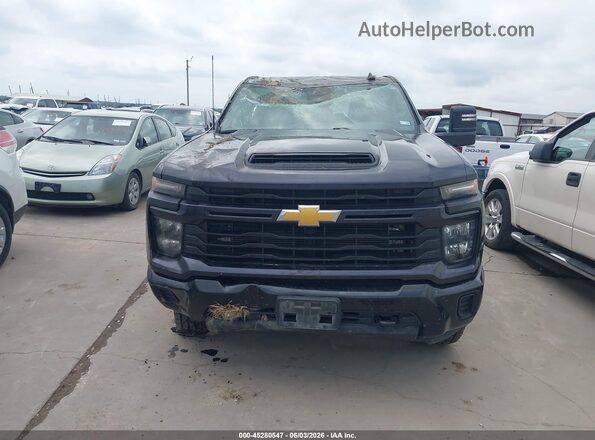 2GC1YMEY1R1178617 2024 CHEVROLET SILVERADO Черный Вид щитка приборов