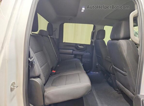 2GC1YNE70P1701488 2023 CHEVROLET SILVERADO White უკანა სავარძლების ხედი