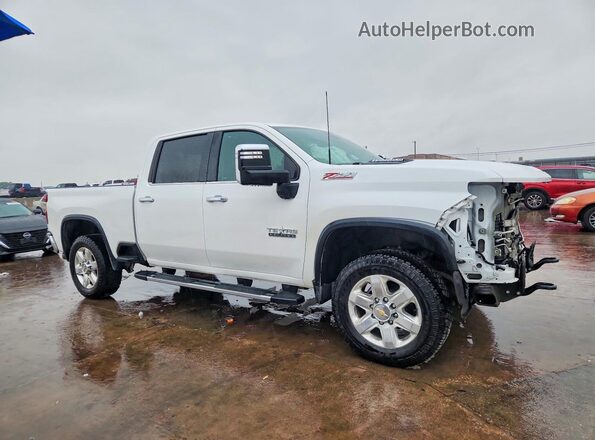 2GC1YPEY2N1241185 2022 CHEVROLET SILVERADO White Передня права чверть