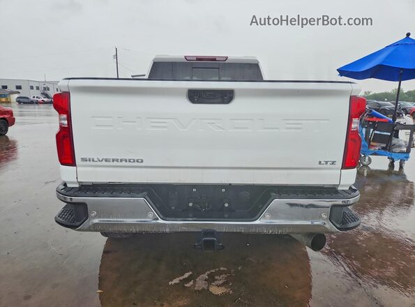 2GC1YPEY2N1241185 2022 CHEVROLET SILVERADO White Вид ззаду