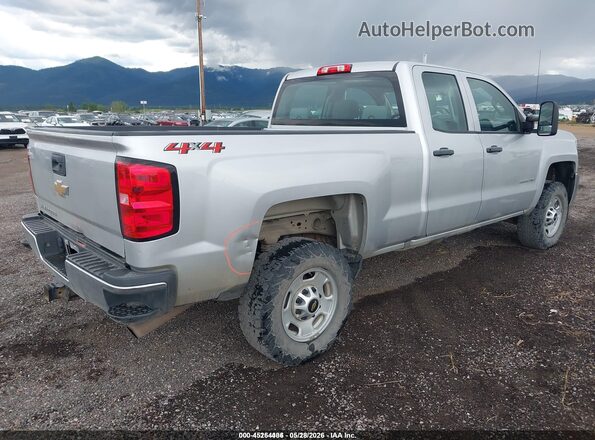 2GC2KREG1K1203600 2019 CHEVROLET SILVERADO Silver უკანა მარჯვენა