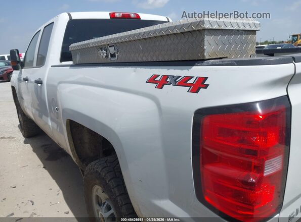 2GC2KREG2K1193580 2019 CHEVROLET SILVERADO White Հետևի ձախ