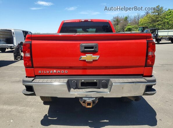 2GC2KREG7K1167511 2019 CHEVROLET SILVERADO Red Rear view