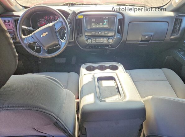 2GC2KREG7K1167511 2019 CHEVROLET SILVERADO Red Dashboard view