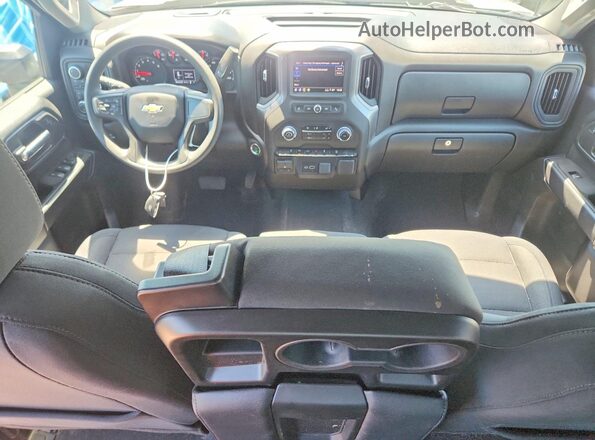 2GC4KME73S1186732 2025 CHEVROLET SILVERADO Gray Առջևի վահանակի տեսք