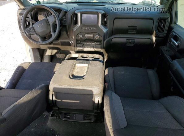 2GC4KMEY2S1186343 2025 CHEVROLET SILVERADO Gray Widok deski rozdzielczej