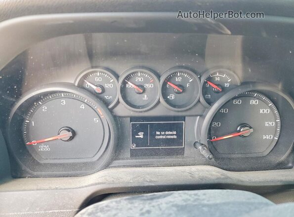2GC4KMEY2S1186343 2025 CHEVROLET SILVERADO Gray Widok zestawu wskaźników