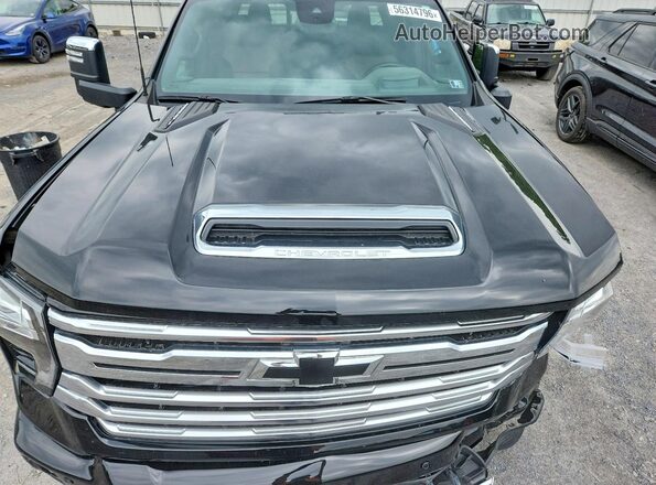 2GC4KRE78S1137605 2025 CHEVROLET SILVERADO Black Սալոնի հետևի տեսք