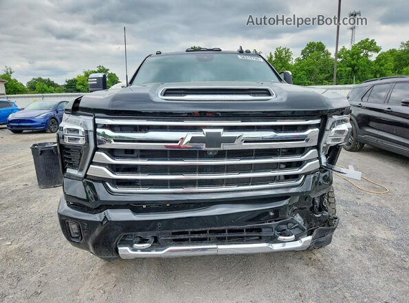 2GC4KRE78S1137605 2025 CHEVROLET SILVERADO Black Դիմացի տեսք