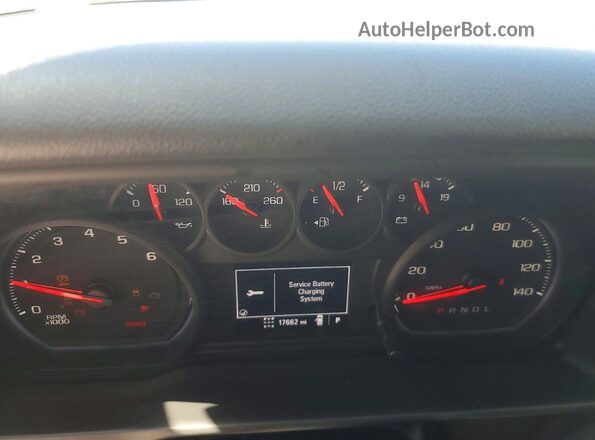 2GC4YLE71P1714929 2023 CHEVROLET SILVERADO White Vista del cuadro de instrumentos