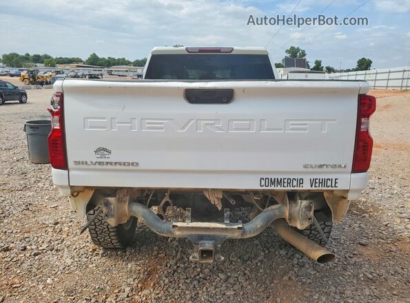 2GC4YME71P1731719 2023 CHEVROLET SILVERADO White Rear view