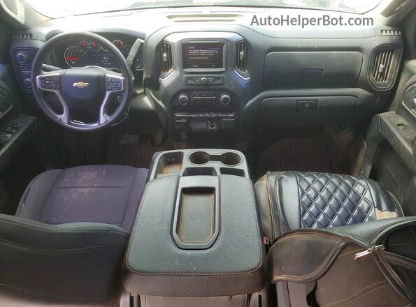 2GC4YME71P1731719 2023 CHEVROLET SILVERADO White Dashboard view