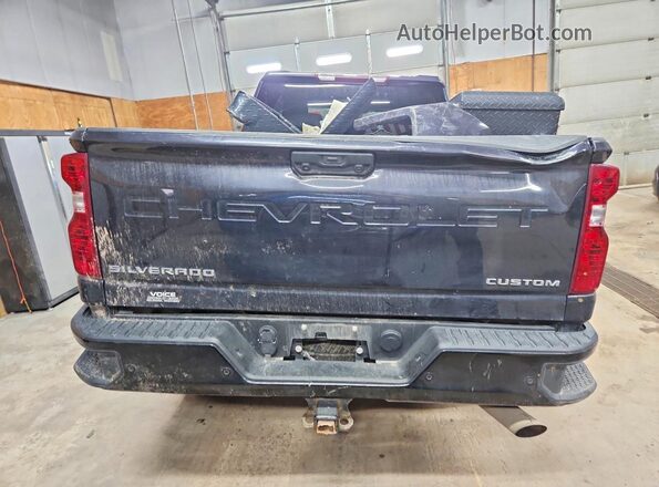 2GC4YME72R1123615 2024 CHEVROLET SILVERADO Gray Вид ззаду