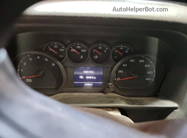 2GC4YME72R1123615 2024 CHEVROLET SILVERADO Gray Вид щитка приладів