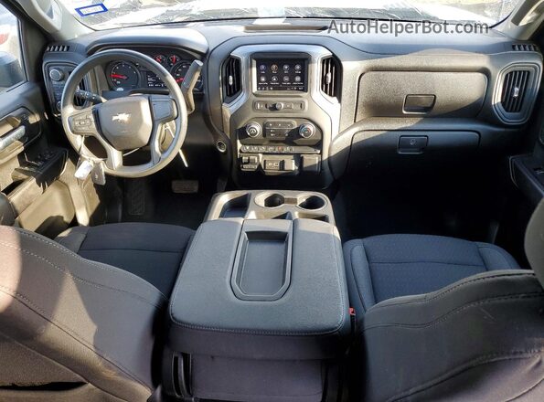 2GC4YMEY7R1272885 2024 CHEVROLET SILVERADO Gray Widok deski rozdzielczej