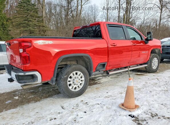 2GC4YNE70R1103661 2024 CHEVROLET SILVERADO Красный Задняя правая четверть