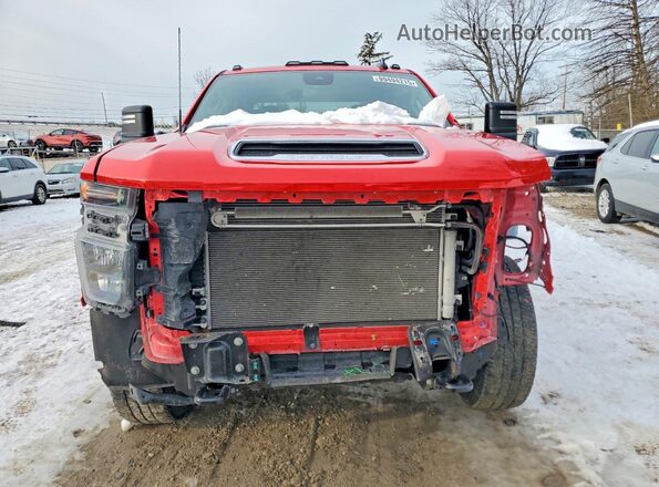 2GC4YNE70R1103661 2024 CHEVROLET SILVERADO Красный Вид спереди