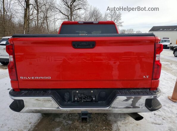 2GC4YNE70R1103661 2024 CHEVROLET SILVERADO Красный Вид сзади