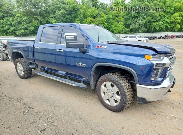 2GC4YPEYXN1214720 2022 CHEVROLET SILVERADO Blue Delantero derecho