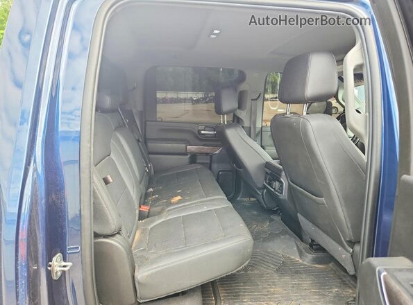 2GC4YPEYXN1214720 2022 CHEVROLET SILVERADO Blue Vista de los asientos traseros
