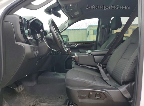 2GCPACED0P1137530 2023 CHEVROLET SILVERADO White წინა სალონის ხედი